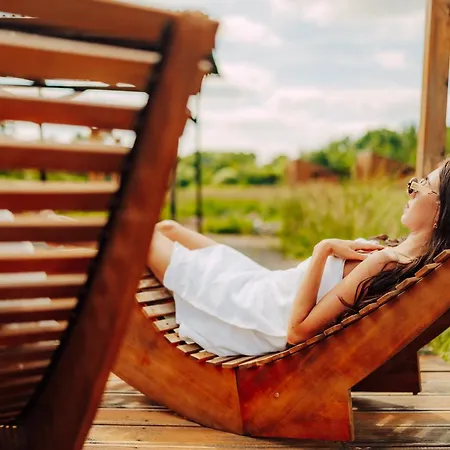 Nowoczesne Na Lace & Na Drzewie - Kolobrzeg - Sauna & Balia - Polanaglamp * Niezyn