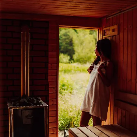 Nowoczesne Na Lace - Sauna & Balia & Jacuzzi - Polanaglamp *
