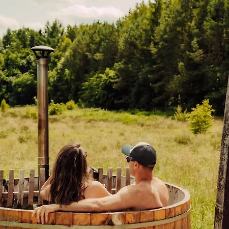 Nowoczesne Na Lace & Na Drzewie - Kolobrzeg - Sauna & Balia - Polanaglamp Hébergement de vacances