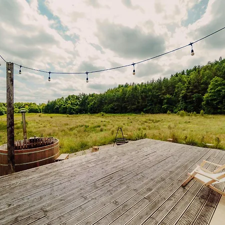 Nowoczesne Na Lace & Na Drzewie - Kolobrzeg - Sauna & Balia - Polanaglamp Niezyn