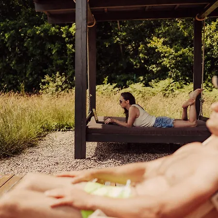 Nowoczesne Na Lace & Na Drzewie - Kolobrzeg - Sauna & Balia - Polanaglamp