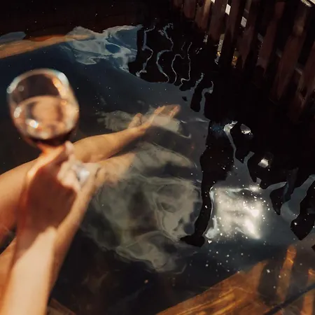 Nowoczesne Na Lace & Na Drzewie - Kolobrzeg - Sauna & Balia - Polanaglamp * Niezyn