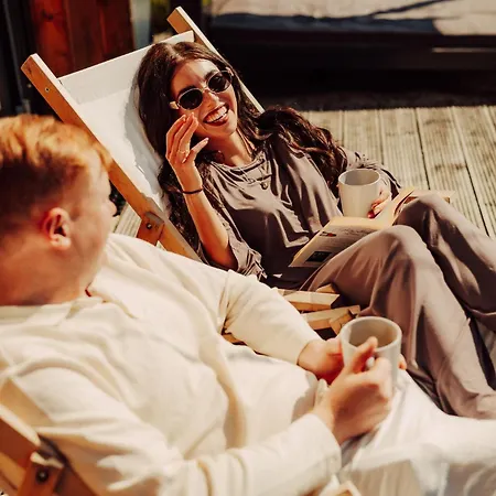 Nowoczesne Na Lace & Na Drzewie - Kolobrzeg - Sauna & Balia - Polanaglamp * Niezyn