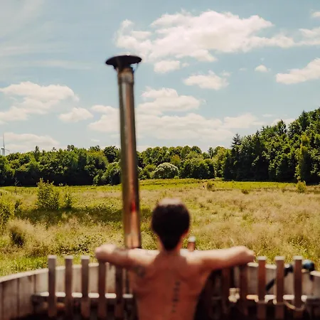 Nowoczesne Na Lace & Na Drzewie - Kolobrzeg - Sauna & Balia - Polanaglamp Hébergement de vacances Niezyn