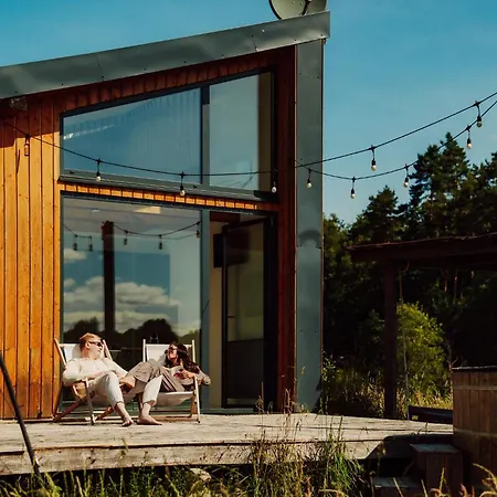 Nowoczesne Na Lace & Na Drzewie - Kolobrzeg - Sauna & Balia - Polanaglamp Hébergement de vacances