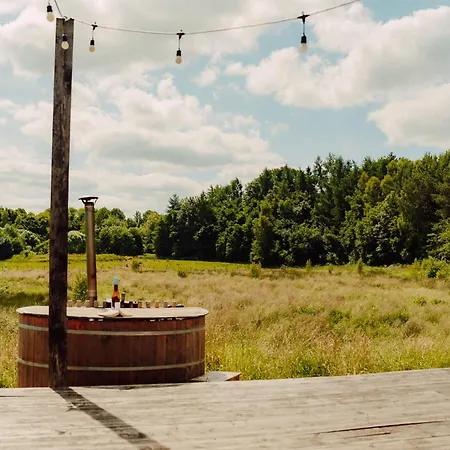 Nowoczesne Na Lace & Na Drzewie - Kolobrzeg - Sauna & Balia - Polanaglamp *