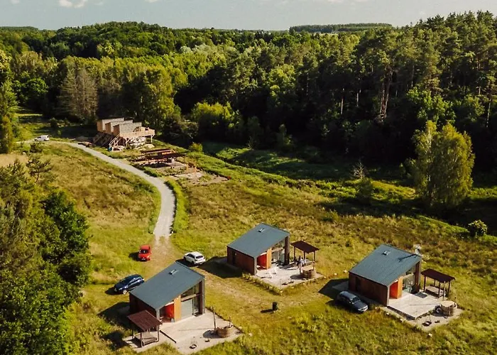 Сasa de vacaciones Nowoczesne Na Lace & Na Drzewie - Kolobrzeg - Sauna & Balia - Polanaglamp Niezyn