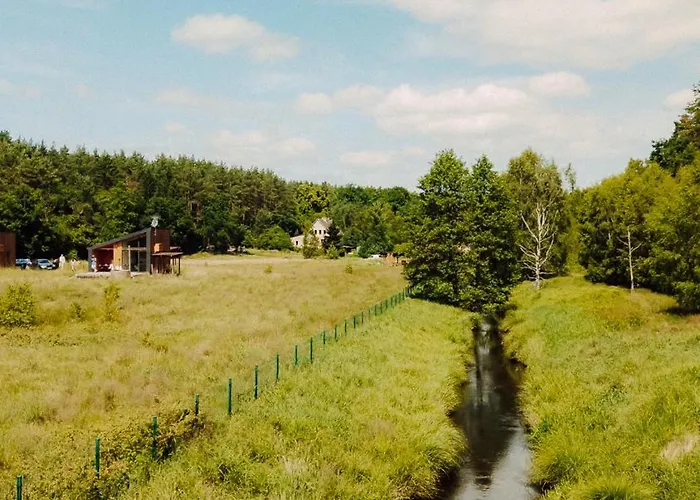 Nowoczesne Na Lace & Na Drzewie - Kolobrzeg - Sauna & Balia - Polanaglamp Сasa de vacaciones *