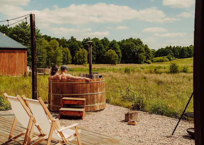 Сasa de vacaciones Nowoczesne Na Lace & Na Drzewie - Kolobrzeg - Sauna & Balia - Polanaglamp *