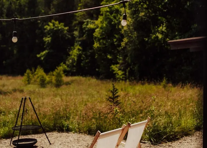 Nowoczesne Na Lace & Na Drzewie - Kolobrzeg - Sauna & Balia - Polanaglamp * Niezyn