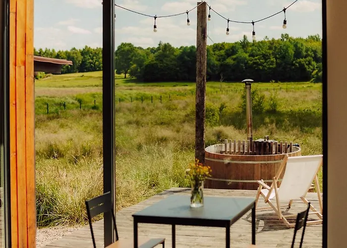 Сasa de vacaciones Nowoczesne Na Lace & Na Drzewie - Kolobrzeg - Sauna & Balia - Polanaglamp Niezyn