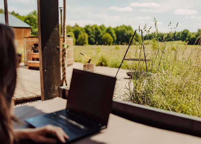 Сasa de vacaciones Nowoczesne Na Lace & Na Drzewie - Kolobrzeg - Sauna & Balia - Polanaglamp *