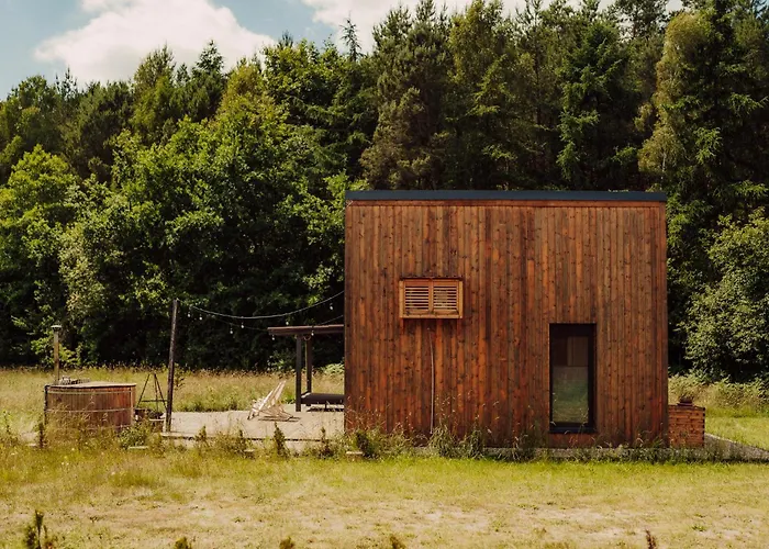 Nowoczesne Na Lace & Na Drzewie - Kolobrzeg - Sauna & Balia - Polanaglamp Niezyn