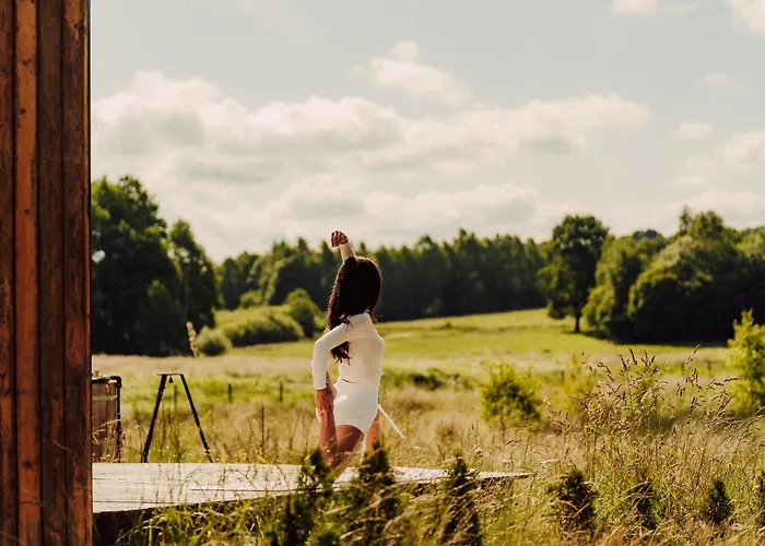 Nowoczesne Na Lace & Na Drzewie - Kolobrzeg - Sauna & Balia - Polanaglamp Niezyn