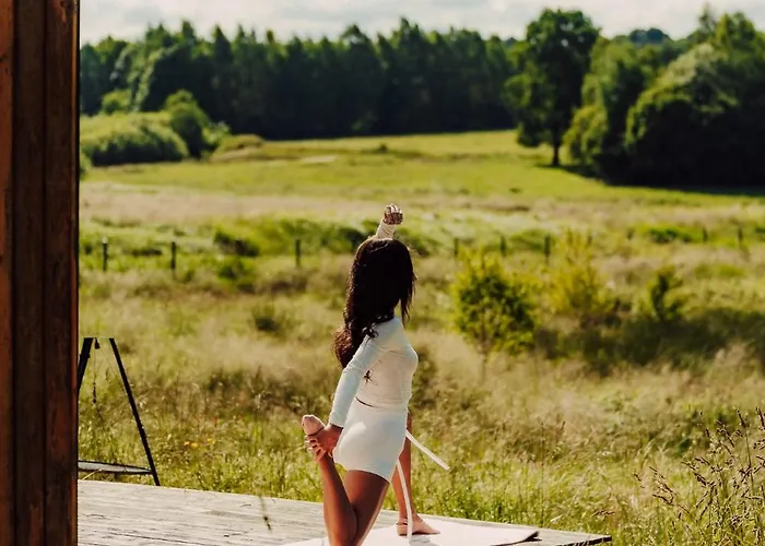 Nowoczesne Na Lace & Na Drzewie - Kolobrzeg - Sauna & Balia - Polanaglamp * Niezyn