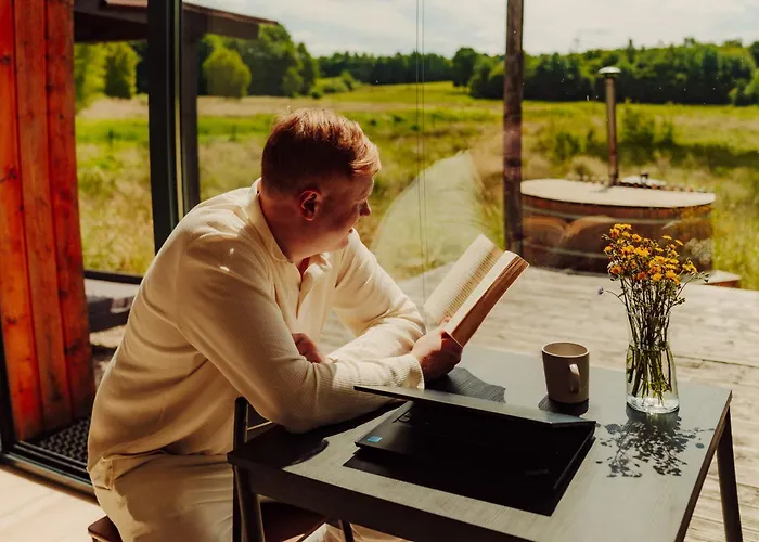 Nowoczesne Na Lace & Na Drzewie - Kolobrzeg - Sauna & Balia - Polanaglamp Niezyn